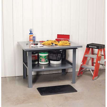 Fixed Work Table,Steel,60" W,36" D