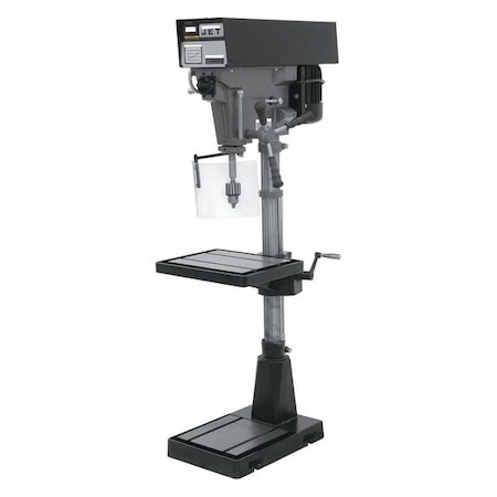 Floor Drill Press, Spline, 15", 1HP, 120/240