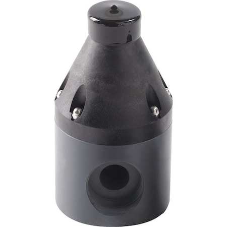 Relief Valve, 1", PVC/TFE/EPDM, Adjustable 10-150 psi, FPT