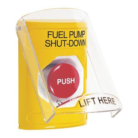 Fuel Pump Shutdown Push Button,2-7/8" D