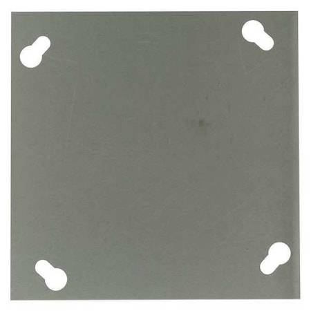 Drain Cover,Silver,24 ga.,Square,6" H