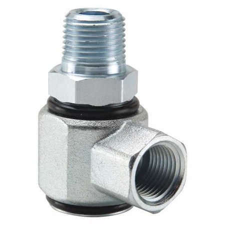 Hydraulic Swivel Fitting,90 deg. Elbow