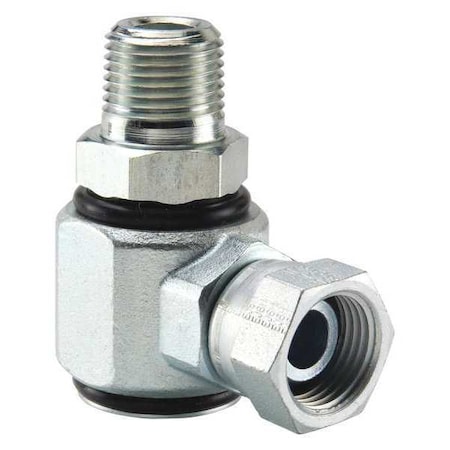 Hydraulic Swivel Fitting,90 deg. Elbow