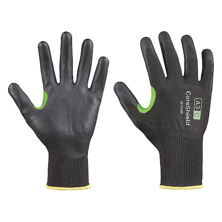 Cut-Resistant Gloves, Cut Level A3 ,Dipped ,Nitrile ,Smooth ,M 1 PR
