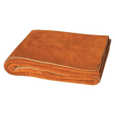 Welding Blanket, Leather, 3.0 oz/sq yd, 150 Degrees F Withstand Temp., Without Grommet