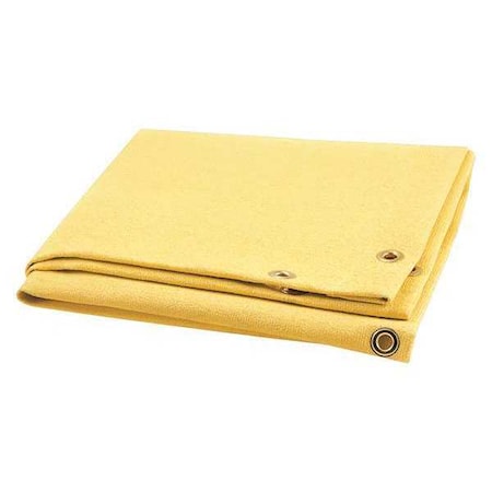 Welding Blanket, Fiberglass, 28 oz/sq yd, 1,000 Degrees F Withstand Temp., With Grommet