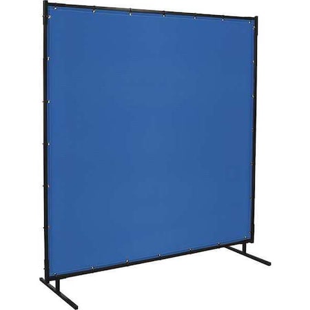 Welding Screen, Transparent Vinyl, 8 ft W., 6 ft H., 13 oz/sq yd, 150 Degrees F Withstand Temp.
