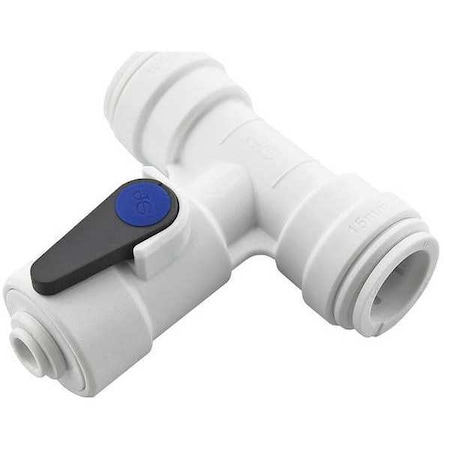 Angle Supply Stop,Acetal Copolymer,1/4"