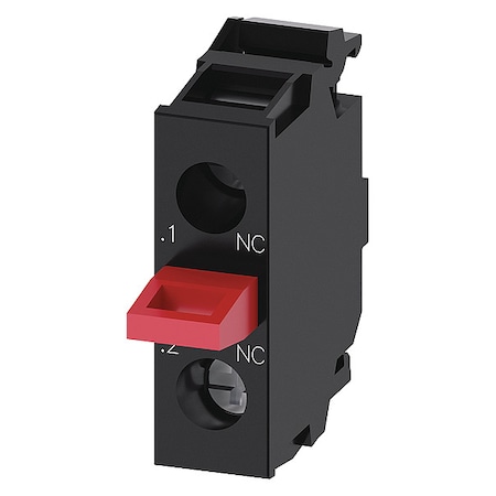 ContactBlock,Black/Red,1NC,22mm,3SU1