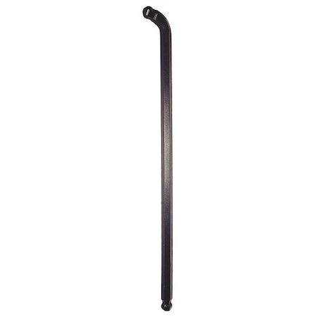 SAE Plain Double-Ball-Hex Key Hex Key, 7/64" Tip Size, 4 13/32 in Long, 5/16 in Short