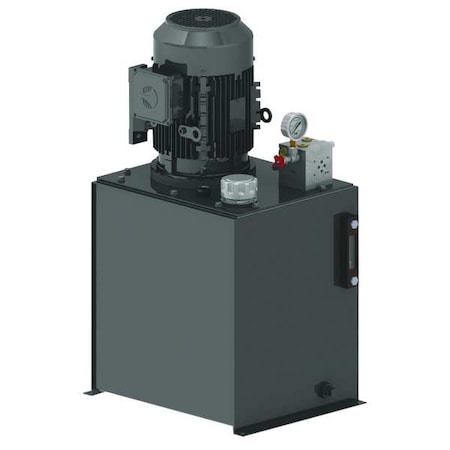 Power Unit, 1Stage, 208-230/460VAC, 3000psi