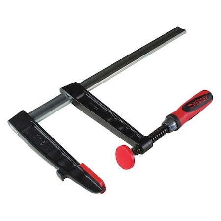 24 in Bar Clamp, Composite Plastic Handle and 7 in Throat Depth